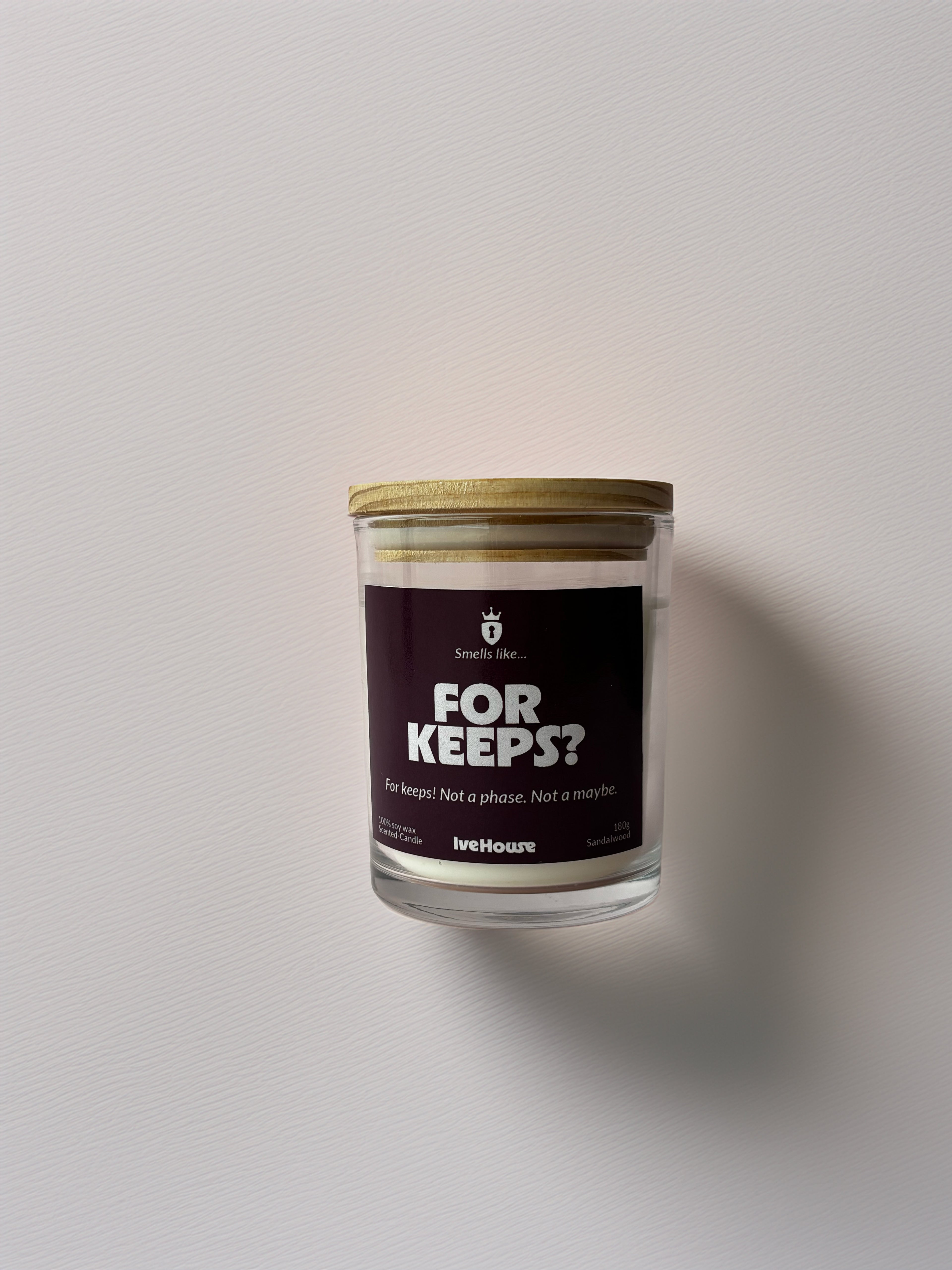 VELA "FOR KEEPS? FOR KEEPS" | BINDING 13 - SANDALWOOD 180G