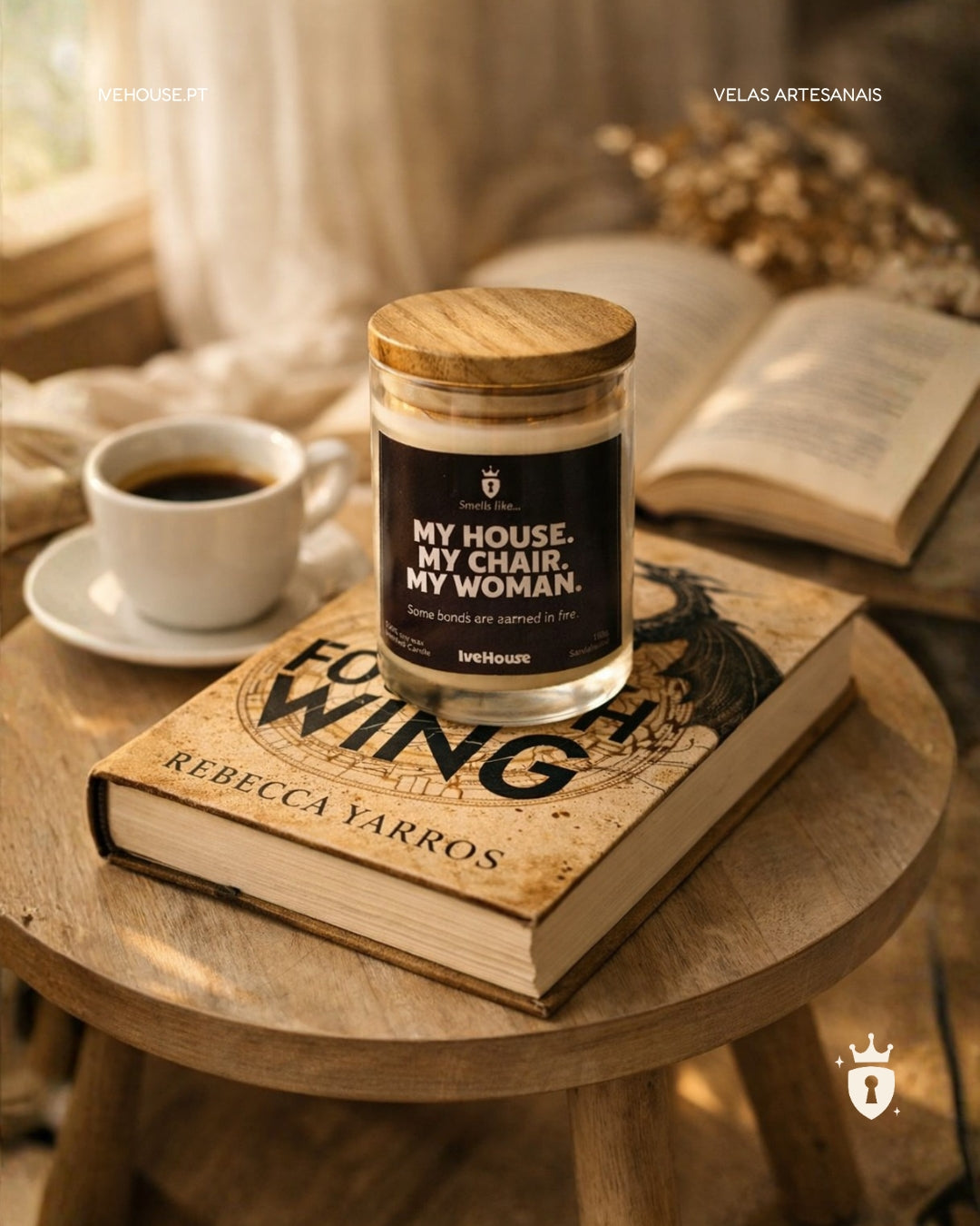 VELA "MY HOUSE. MY CHAIR. MY WOMAN." | FOURTH WING SANDALWOOD 180g