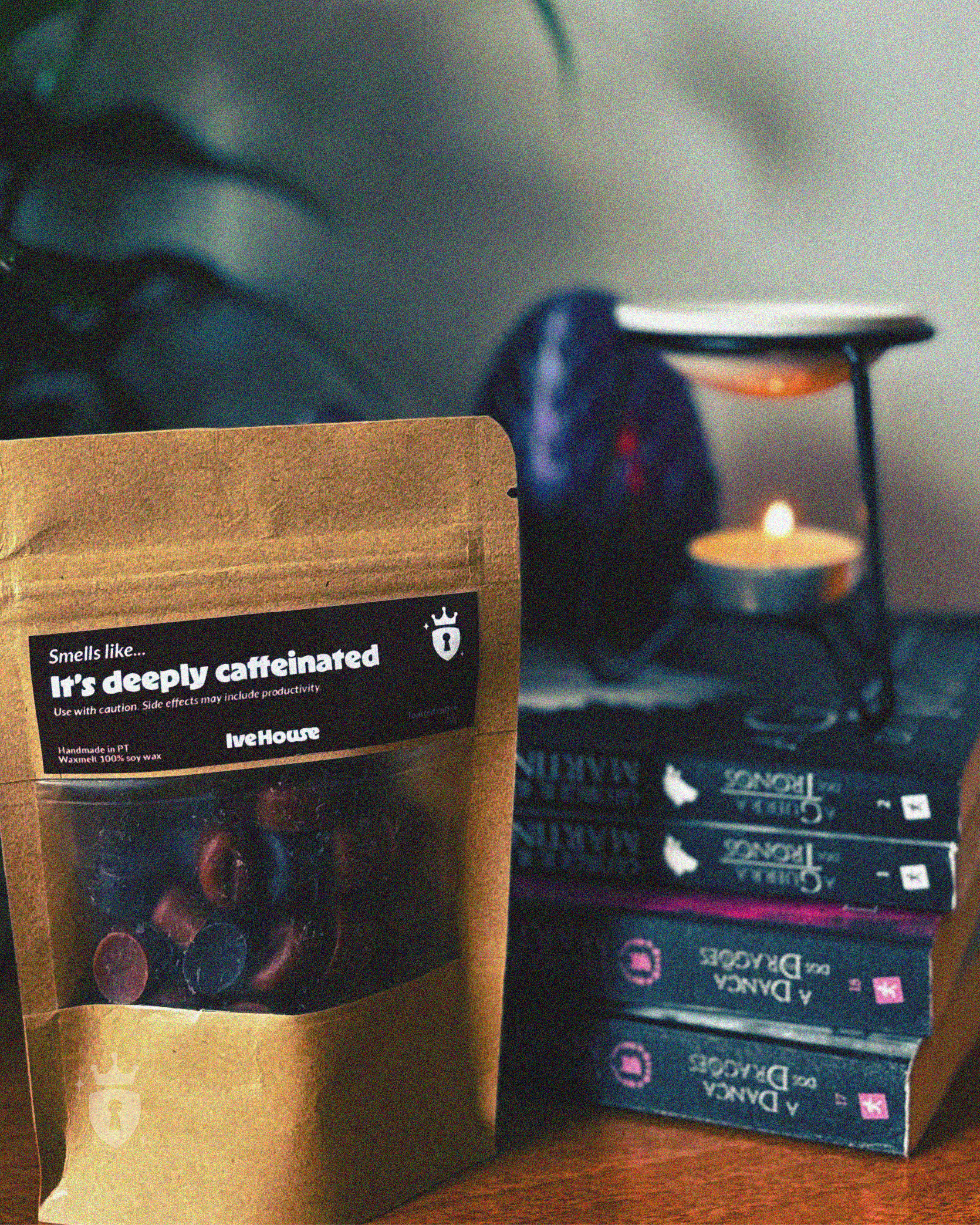 Wax Melt "DEEPLY CAFFEINATED" (CAFÉ TOSTADO) 40g