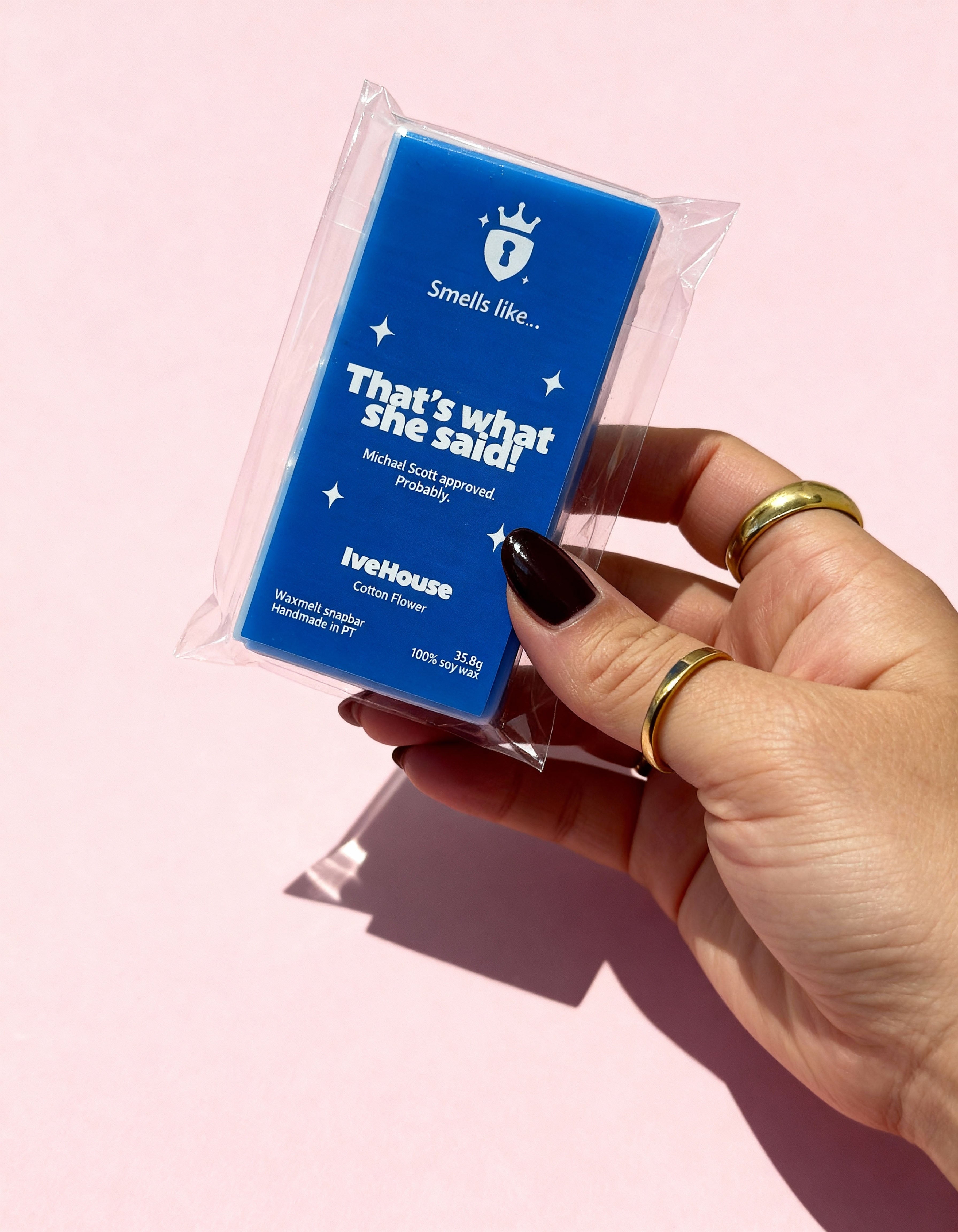 Wax Melt "That's what she said" (FLOR DE ALGODÃO) 35,8g